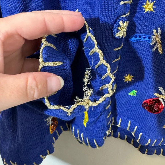 Lisa International Vintage Holiday Sweater - Picture 5 of 8
